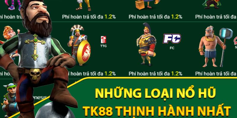 Những sảnh game slot nhiều quà lớn tại Jili TK88